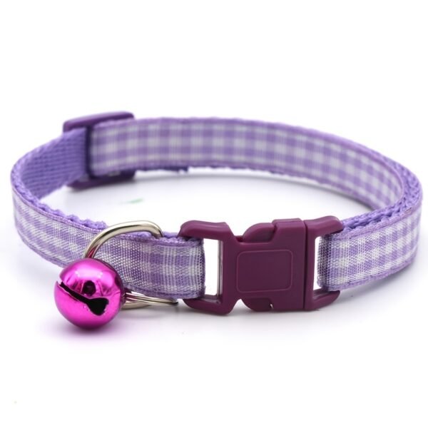 10pcs Adjustable Pet Collars With Bell & Safety Buckle - Perfect For Dogs & Cats! - Image 7