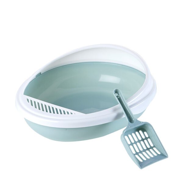 Pet Semi-Enclosed Cat Litter Box Detachable Cat Toilet with Cat Litter Shovel - Image 15