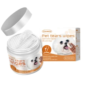 Yegbong Soft Cotton Pet Wipes Effective Cleaning for Dogs and Cats Eye Tear Stains Dirt Removal Eye Pad