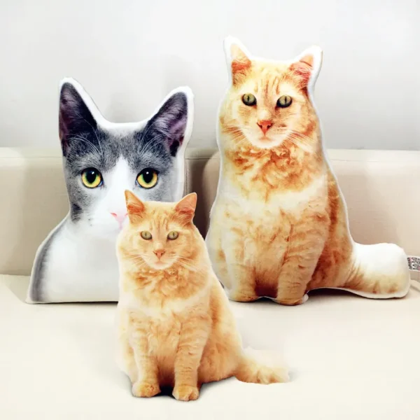 Photo Customization DIY Dog Cushion Pet Plush Pillows Stuffed Animal Cat Pillow Sofa Car Decorative Personalized birthday gift - Image 4