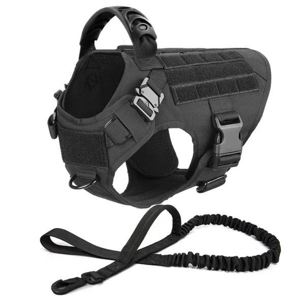 Large Dog Harness And Leash Set Pet German Shepherd Malinois Training Walking Vest Dog Harness And Collar For Medium Large Dogs - Image 12