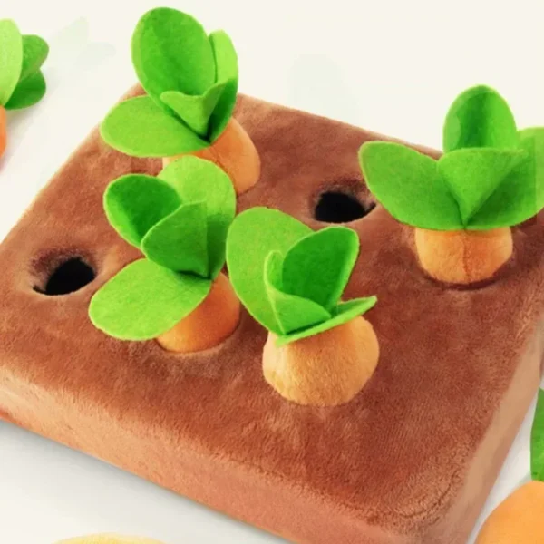 Plush Dog Toys Carrot Pulling Interactive Training Toys for Small Medium Dogs Cats Bite Resistant Puppy Chew Toy Pet supplies - Image 4