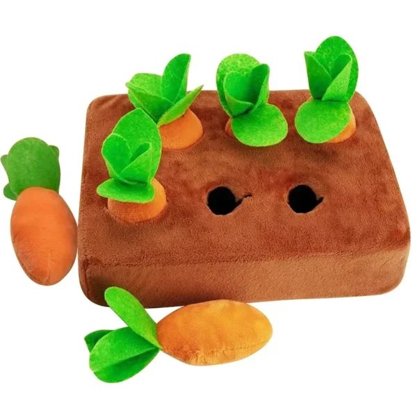 Plush Dog Toys Carrot Pulling Interactive Training Toys for Small Medium Dogs Cats Bite Resistant Puppy Chew Toy Pet supplies - Image 8