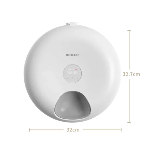ROJECO 6 Meals Automatic Pet Feeder Smart Cat Food Dispenser For Wet & Dry Food Kibble Dispenser Accessories Auto Feeder For Cat - Image 7