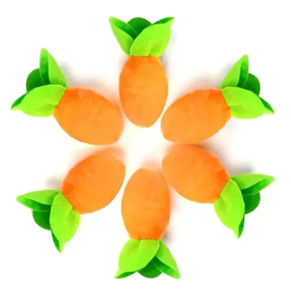 Plush Dog Toys Carrot Pulling Interactive Training Toys for Small Medium Dogs Cats Bite Resistant Puppy Chew Toy Pet supplies - Image 3