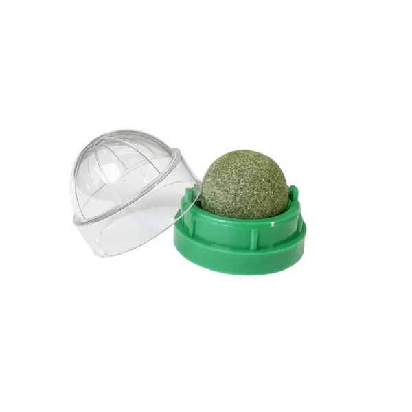 Natural Catnip Cat Wall Stick-on Ball Toy Scratchers Treats Healthy Natural Removes Balls to Promote Digestion Cat Grass Snack - Image 8