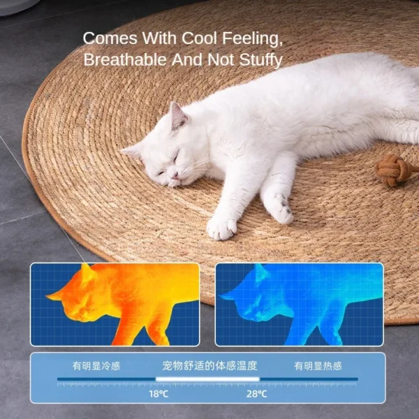 Cat Scratcher Rattan Mat Board Cat Scratch for Sharpen Nails Scraper Cats Tree Cat scratching post Sofa Mats Furniture Protector - Image 3