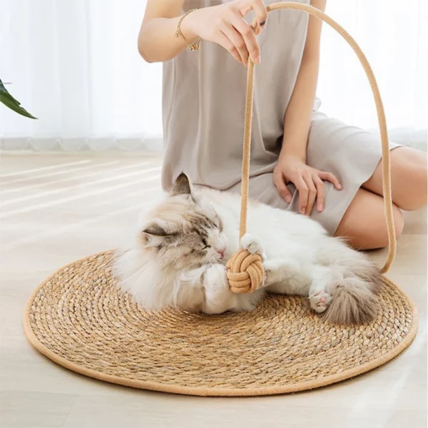 Cat Scratcher Rattan Mat Board Cat Scratch for Sharpen Nails Scraper Cats Tree Cat scratching post Sofa Mats Furniture Protector - Image 6
