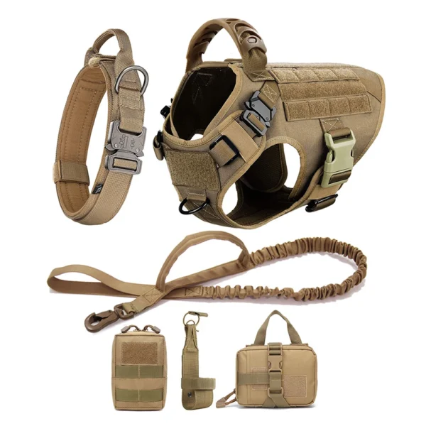 Large Dog Harness And Leash Set Pet German Shepherd Malinois Training Walking Vest Dog Harness And Collar For Medium Large Dogs - Image 19