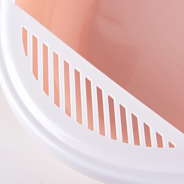 Pet Semi-Enclosed Cat Litter Box Detachable Cat Toilet with Cat Litter Shovel - Image 10