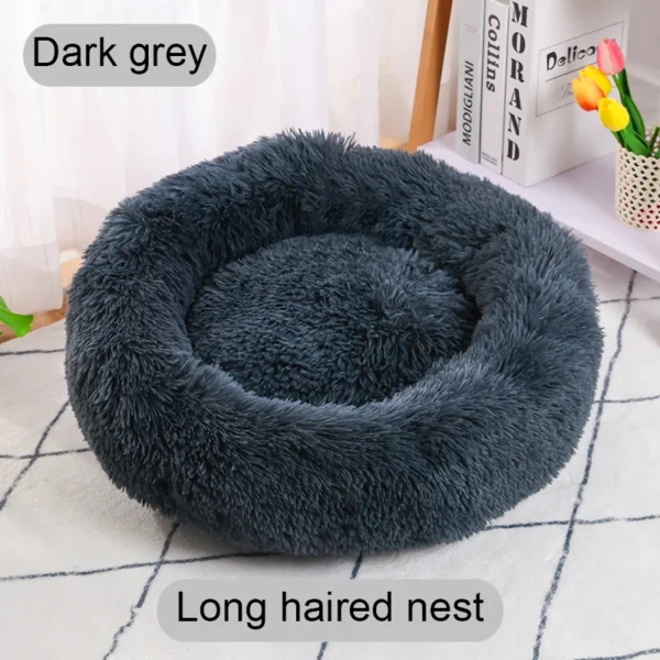 Pet Dog Bed Comfortable Donut Cuddler Round Cat Nest Dog Nest Warm Dog Mat with Soft Plush Material Pet Bed for Dogs and Cats - Image 13