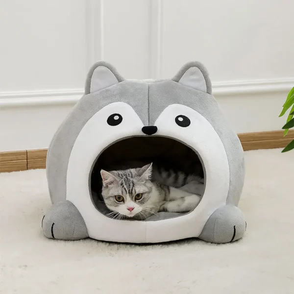Very Soft Cat Bed Pet Basket Cat House Sofa Small Dog Lounger Cushion Kittens Cave Puppy Mat House Tent Bed Supplies For Cats - Image 5