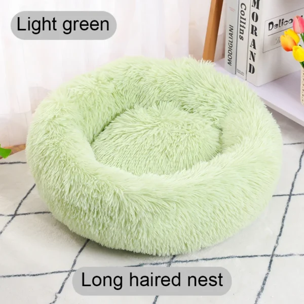Pet Dog Bed Comfortable Donut Cuddler Round Cat Nest Dog Nest Warm Dog Mat with Soft Plush Material Pet Bed for Dogs and Cats - Image 17