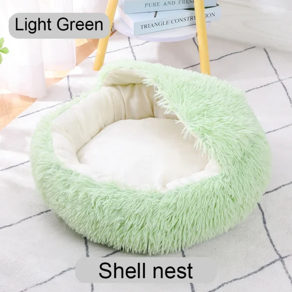 Pet Dog Bed Comfortable Donut Cuddler Round Cat Nest Dog Nest Warm Dog Mat with Soft Plush Material Pet Bed for Dogs and Cats - Image 9