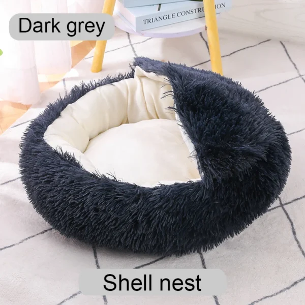 Pet Dog Bed Comfortable Donut Cuddler Round Cat Nest Dog Nest Warm Dog Mat with Soft Plush Material Pet Bed for Dogs and Cats - Image 7