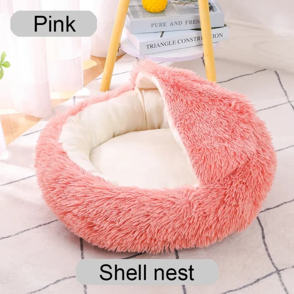 Pet Dog Bed Comfortable Donut Cuddler Round Cat Nest Dog Nest Warm Dog Mat with Soft Plush Material Pet Bed for Dogs and Cats - Image 12