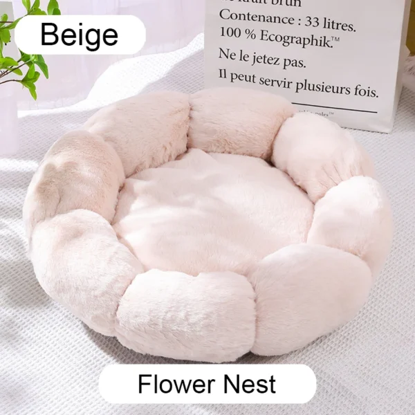 Pet Dog Bed Comfortable Donut Cuddler Round Cat Nest Dog Nest Warm Dog Mat with Soft Plush Material Pet Bed for Dogs and Cats - Image 11