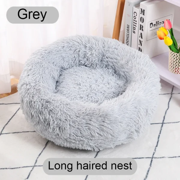 Pet Dog Bed Comfortable Donut Cuddler Round Cat Nest Dog Nest Warm Dog Mat with Soft Plush Material Pet Bed for Dogs and Cats - Image 16