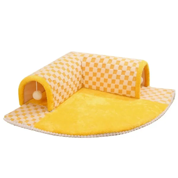 Cat Bed Can Play Cat Tunnel Dog House Bed Kitten Dog Basket Bed Cute Cat House Home Mat Pet Kennel Products Cama Para Gatos - Image 5